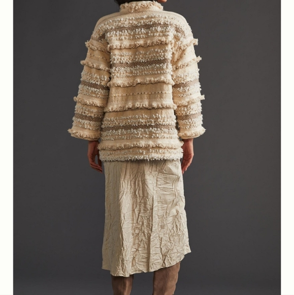 Anthropology Anthropologie Dolan Fringe Bobo Jacket Large - Picture 2 of 11